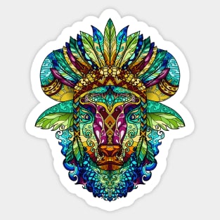 Water Buffalo Chief Sticker